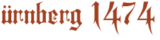 ürnberg 1474
